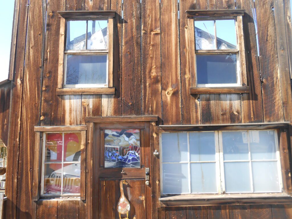 store front, old building,